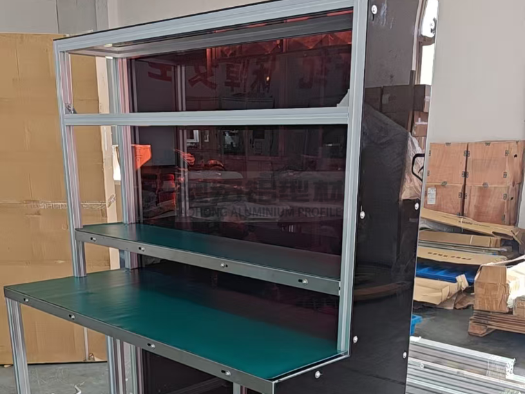 4040RA鋁型材打造多功能操作臺(tái)，賦能機(jī)械設(shè)備制造高效升級(jí)